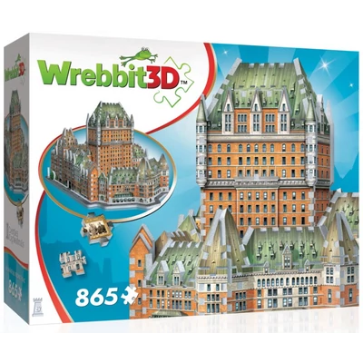 Wrebbit 02022 - Chateau Frontenac - 865 db-os 3D puzzle