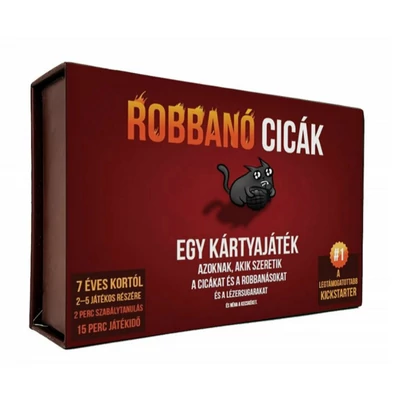 Robbanó cicák társasjáték (040516)