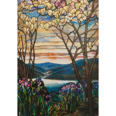 Piatnik 552045 -Tiffany - Magnolia és Iris - 1000 db-os puzzle