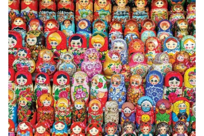 EuroGraphics 6000-5420 - Russian Matryoshka Dolls - 1000 db-os puzzle
