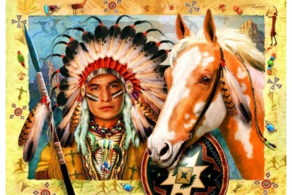 Bluebird 90359 - Indian Chief - 1000 db-os puzzle