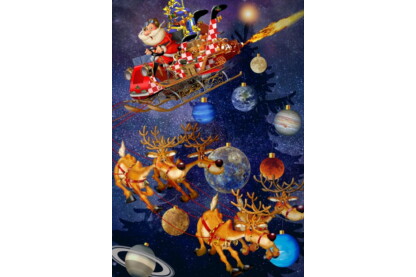Bluebird 90316 - Santa Claus is arriving! - 1000 db-os puzzle