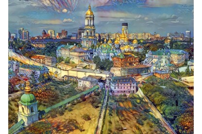 Bluebird 1000 db-os puzzle - Kijev - Ukrajna city (90289)