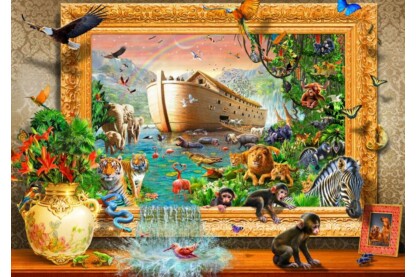Bluebird puzzle 70140 - Noah's Ark Framed - 1500 db-os puzzle