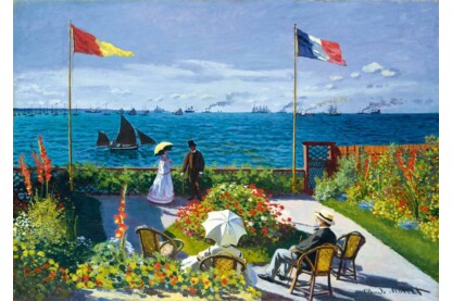 Bluebird Art by 60042 - Claude Monet - Garden at Sainte-Adresse, 1867 - 1000 db-os puzzle