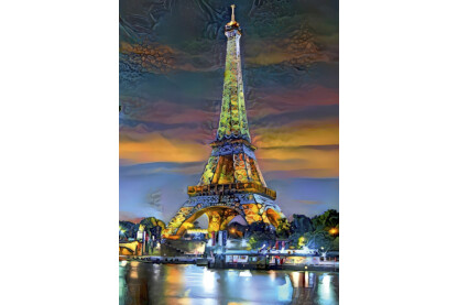 Bluebird 2000 db-os puzzle - Eiffel Tower at Sunset Paris (90291)