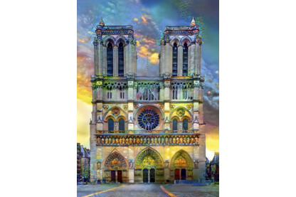 Bluebird 1000 db-os puzzle - Notre Dame - Paris Cathedral (90039)