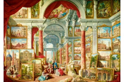 Bluebird Art by 60075 - Panini - Picture Gallery with Views of Modern Rome, 1757 - 1000 db-os puzzle