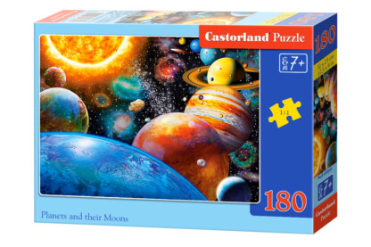 Castorland B-018345 - Bolygók és holdjaik - 180 db-os puzzle