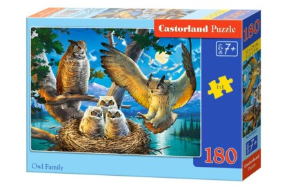 Castorland B-018437 - Bagoly család - 180 db-os puzzle