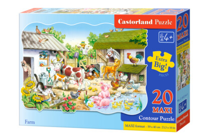Castorland C-02214 - Farm - 20 db-os Maxi puzzle