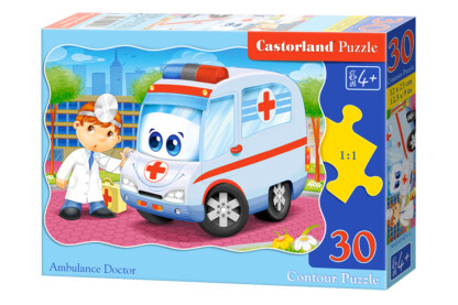 Castorland B-03471 - Mentő orvos - 30 db-os puzzle