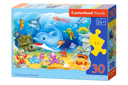 Castorland B-03501 - Víz alatti barátok - 30 db-os puzzle
