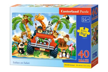 Castorland B-040131 - Szafari - 40 db-os Maxi puzzle