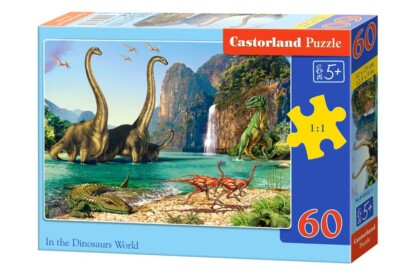 Castorland B-06922 - A dinoszauruszok világában - 60 db-os puzzle