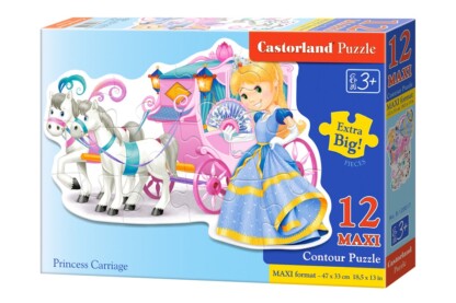 Castorland B-120017 - A hercegnő hintója - 12 db-os Maxi puzzle