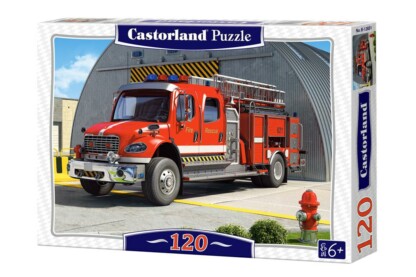Castorland B-12831 - Tűzoltóautó - 120 db-os puzzle