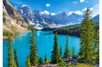 Castorland 500 db-os puzzle - Tavasz a Moraine tónál, Kanada (B-53810)
