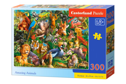 Castorland 300 db-os puzzle - Csodálatos állatok (B-030491)
