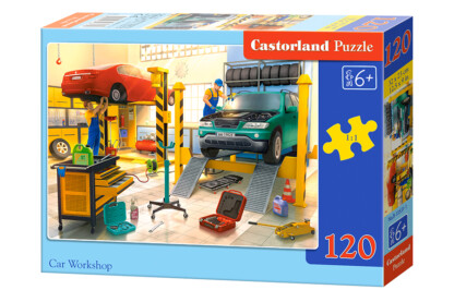 Castorland 120 db-os puzzle - Autószerelő műhely (B-13531)
