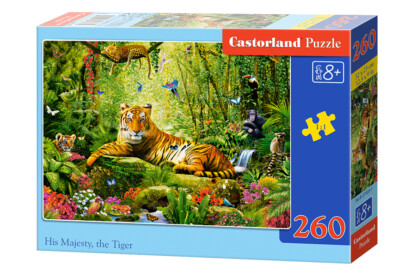 Castorland 260 db-os puzzle - Őfelsége a tigris (B-27569)