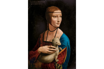 Castorland C-105168 - Hölgy hermelinnel, Leonardo da Vinci - 1000 db-os Art Collection puzzle