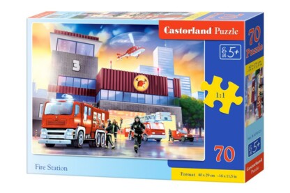 Castorland B-070121 - Tűzoltóállomás - 70 db-os puzzle