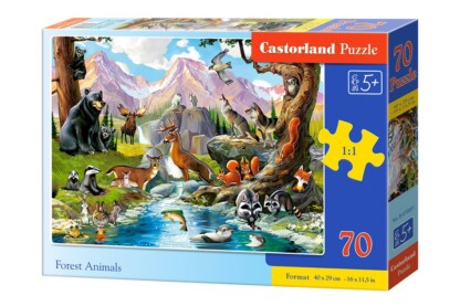 Castorland B-070091 - Erdei állatok - 70 db-os puzzle