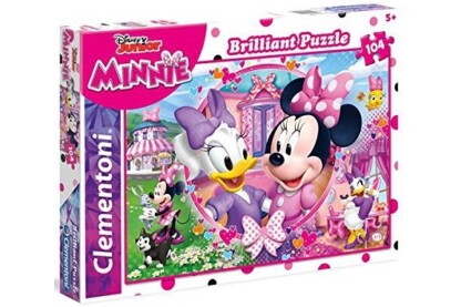 Clementoni 20145 - Minnie Mouse és Daisy - 104 db-os Ragyogó puzzle