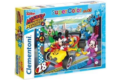 Clementoni 24481 - Mickey Mouse és barátai - Verseny - 24 db-os Maxi puzzle
