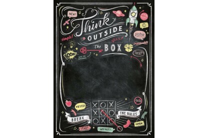 Clementoni 39468 - Black Board Puzzle - Think Outside the Box - 1000 db-os puzzle