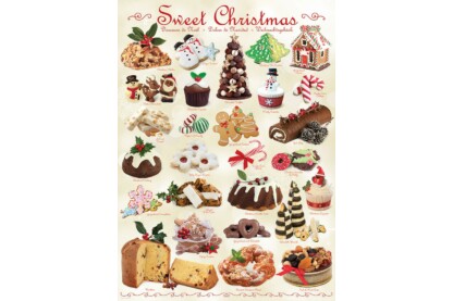 EuroGraphics 6000-0433 - Sweet Christmas - 1000 db-os puzzle