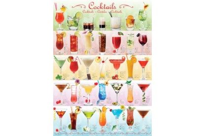 EuroGraphics 6000-0588 - Cocktails - 1000 db-os puzzle