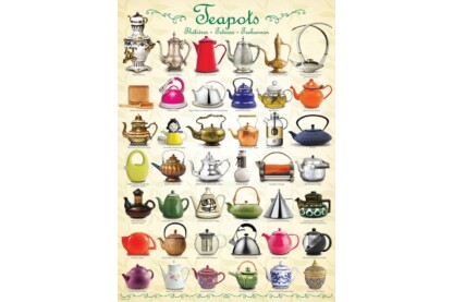 EuroGraphics 6000-0599 - Teapots - 1000 db-os puzzle
