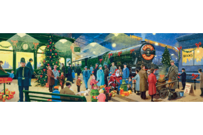Clementoni 39577 - Karácsonyi utazás - 1000 db-os Classic Christmas Collection Panoráma puzzle