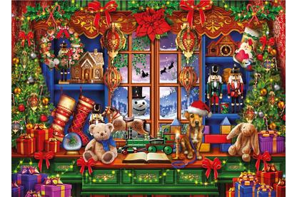 Clementoni 39581 - Ajándékbolt - 1000 db-os Classic Christmas Collection puzzle