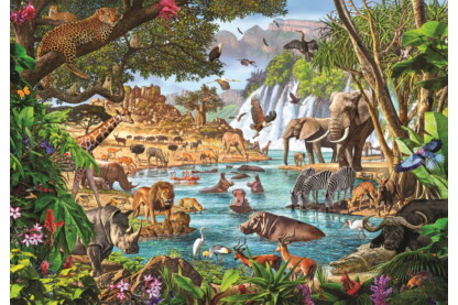 Clementoni 33551 - High Quality Collection - African Waterhole - 3000 db-os puzzle