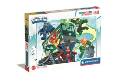 Clementoni 60 db-os Szuper Színes puzzle - DC Comics (26066)