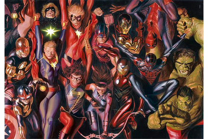 Clementoni 39675 - Marvel - Avengers - Bosszúállók - 1000 db-os puzzle bőröndben