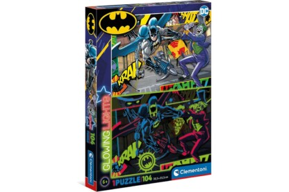 Clementoni 104 db-os Fluoreszkáló puzzle - Batman (27175)