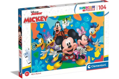 Clementoni 104 db-os Szuper Színes puzzle - Disney Junior - Mickey Mouse (25745)