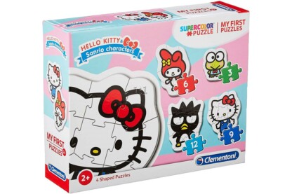 Clementoni 4 az 1-ben Bébi sziluett puzzle (3,6,9,12 db-os) - Hello Kitty (20818)