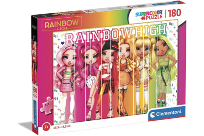 Clementoni 29775 - Szuper Színes puzzle - Rainbow High - 180 db-os puzzle