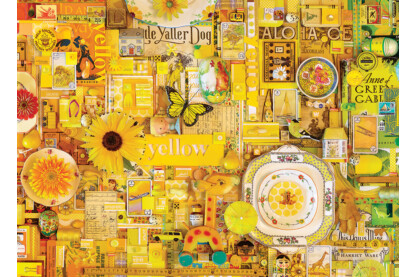 Cobble Hill 80148 - The Rainbow Project - Yellow - 1000 db-os puzzle