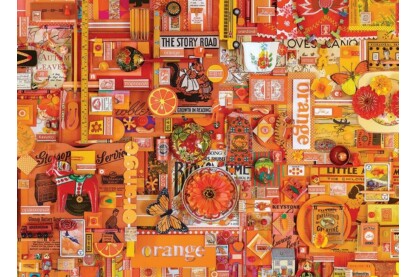 Cobble Hill 80147 - The Rainbow Project - Orange - 1000 db-os puzzle