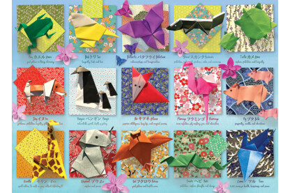 Cobble Hill 85083 - Origami Animals - 500 db-os puzzle