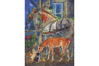 Cobble Hill 88035 - Holiday Horsies - 275 db-os Easy Handling puzzle
