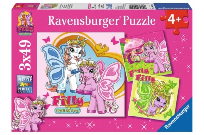 Ravensburger 09251 - Filly pillangó pónik - 3 x 49 db-os puzzle