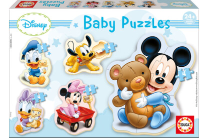 Educa 13813 -  Baby sziluett puzzle - Disney - Mickey - 3,4,5 db-os puzzle