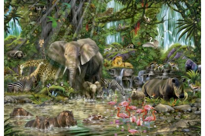Educa 16013 - Afrikai dzsungel - 2000 db-os puzzle